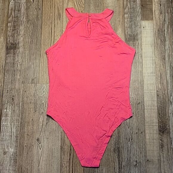 Allegra K Fringe Pink Bodysuit Women's Size Large - Picture 5 of 8